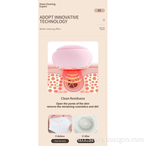 LED Mask Instrument Electric Face Cleanser and Massager